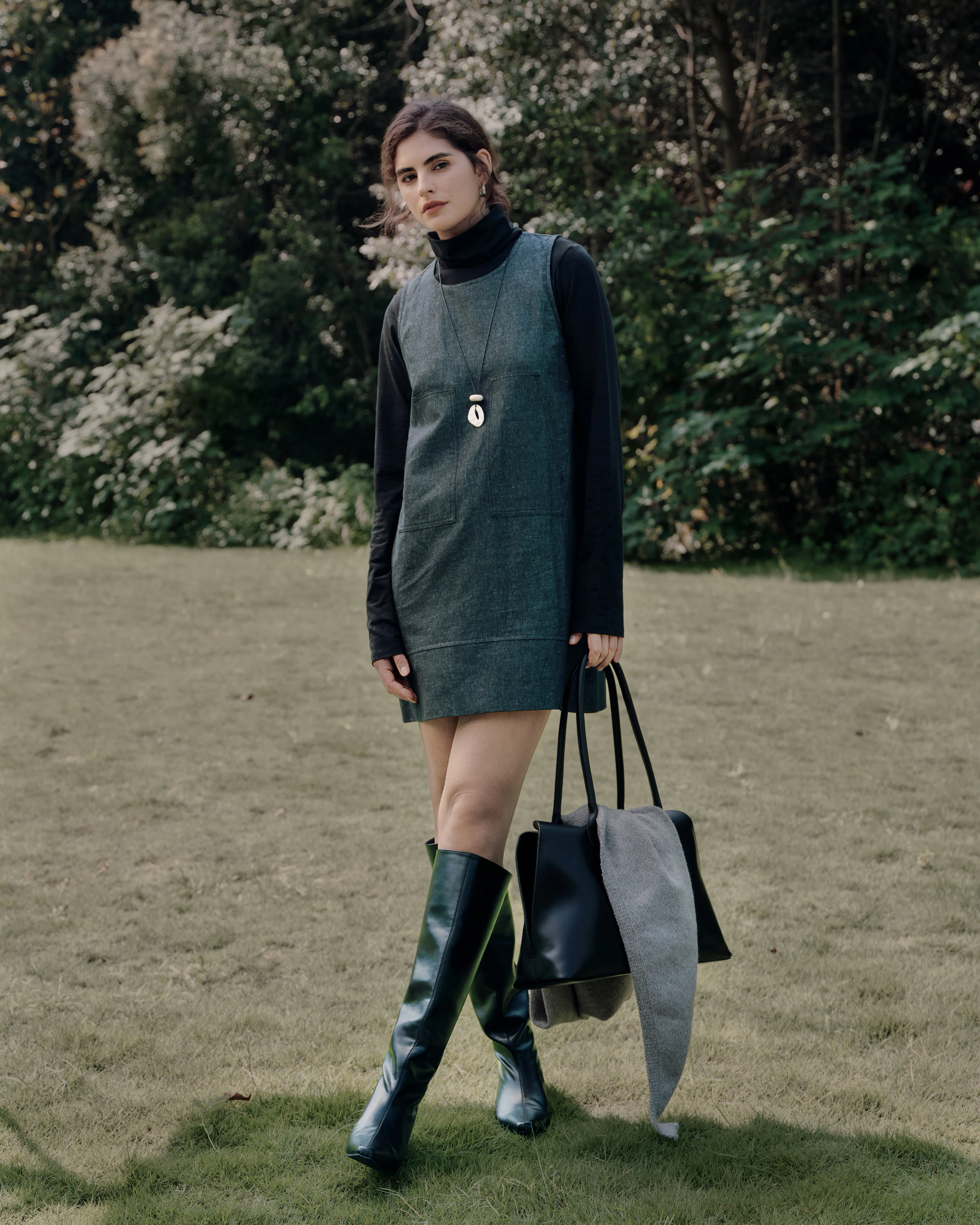 Denim Atelier Shift Dress - Image 3