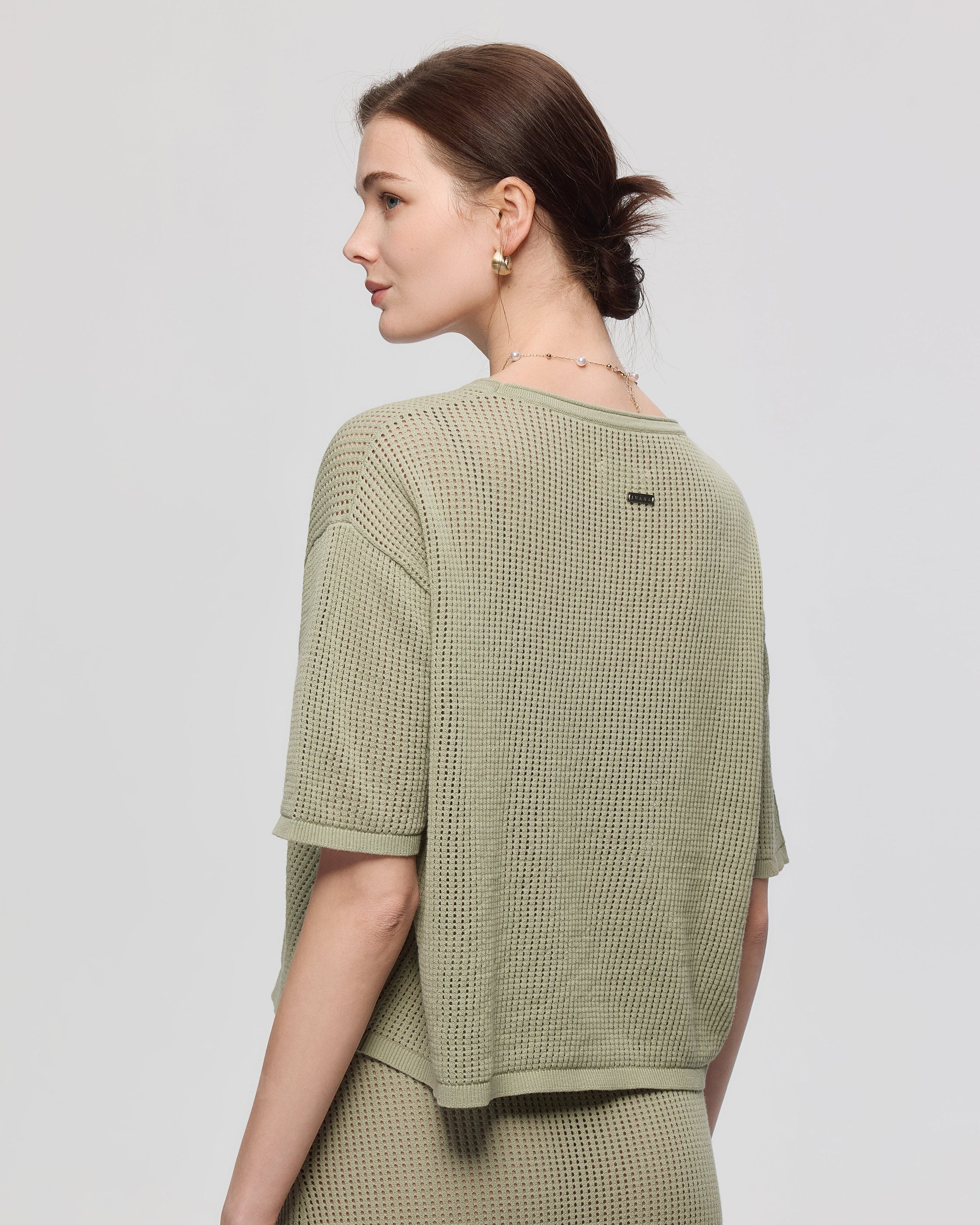 Marina Crochet Tee - Image 5